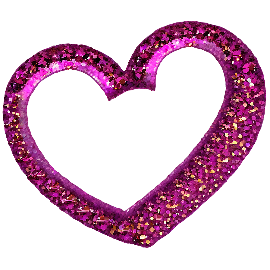 Glitter Hearts Png 05032024