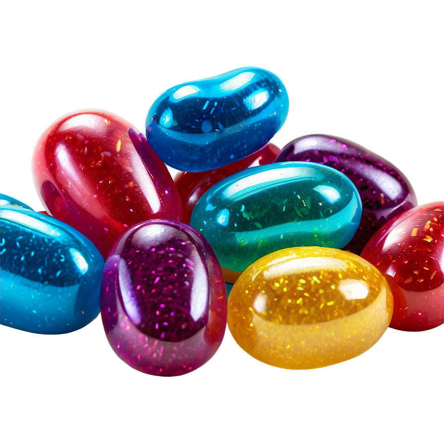 Glitter Jelly Beans Png 06292024