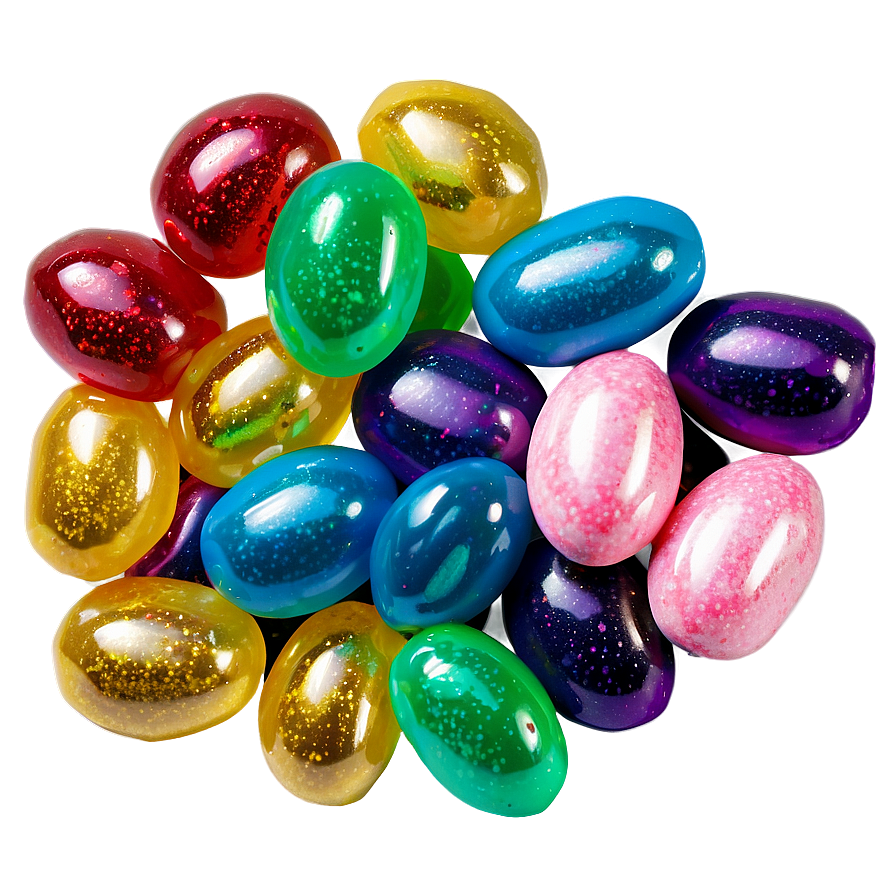 Glitter Jelly Beans Png 06292024