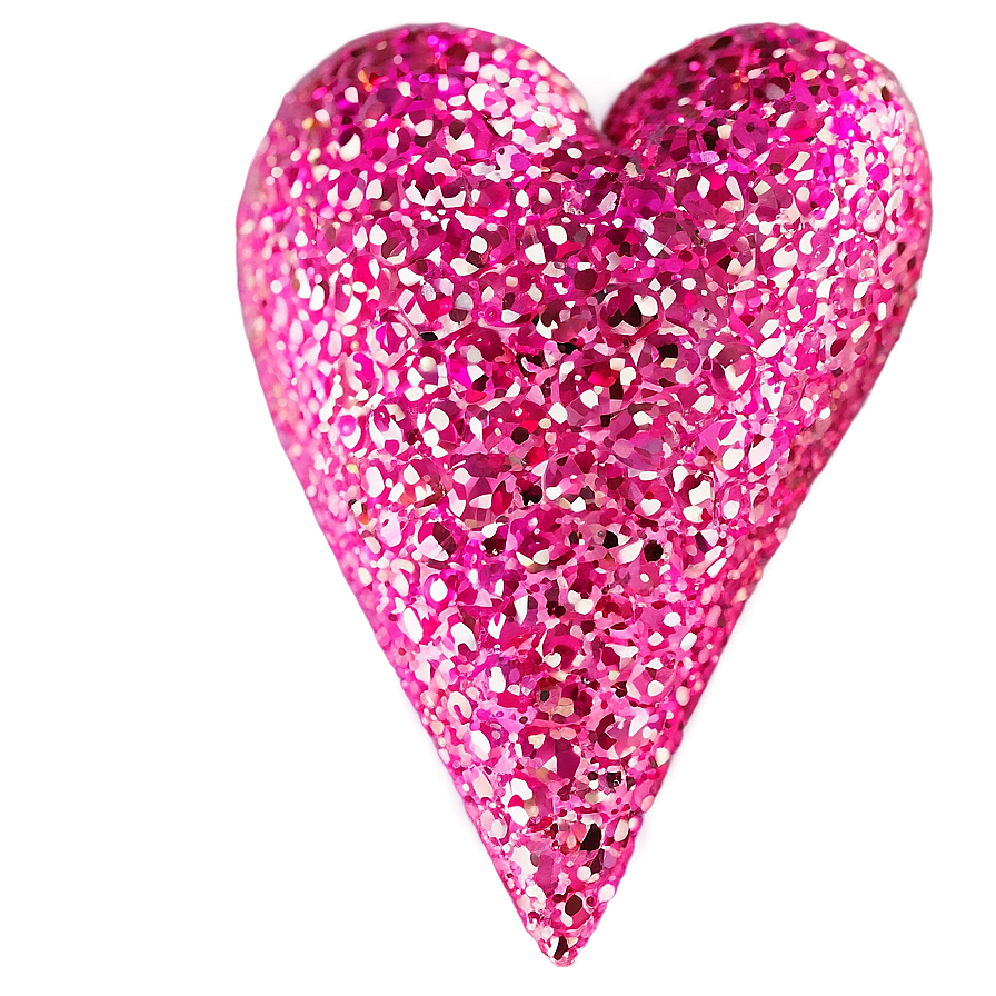 Glitter Love Heart Png Hbm