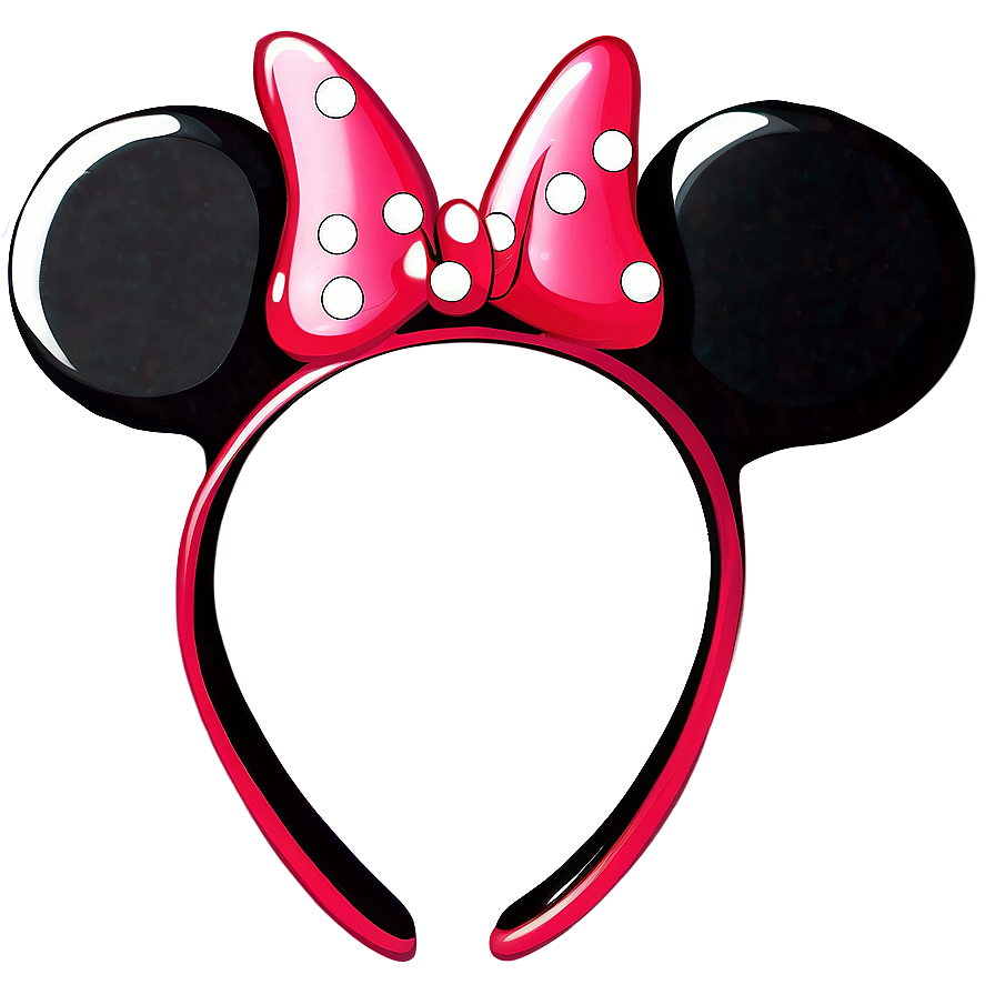 Glitter Minnie Mouse Ears Png 77