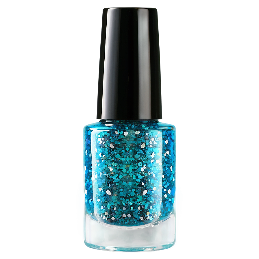 Glitter Nail Polish Bottle Png 06292024