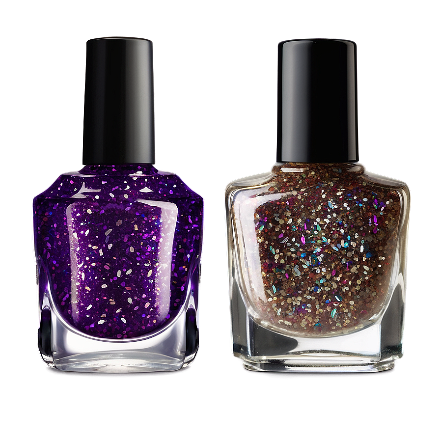 Glitter Nail Polish Bottle Png 42