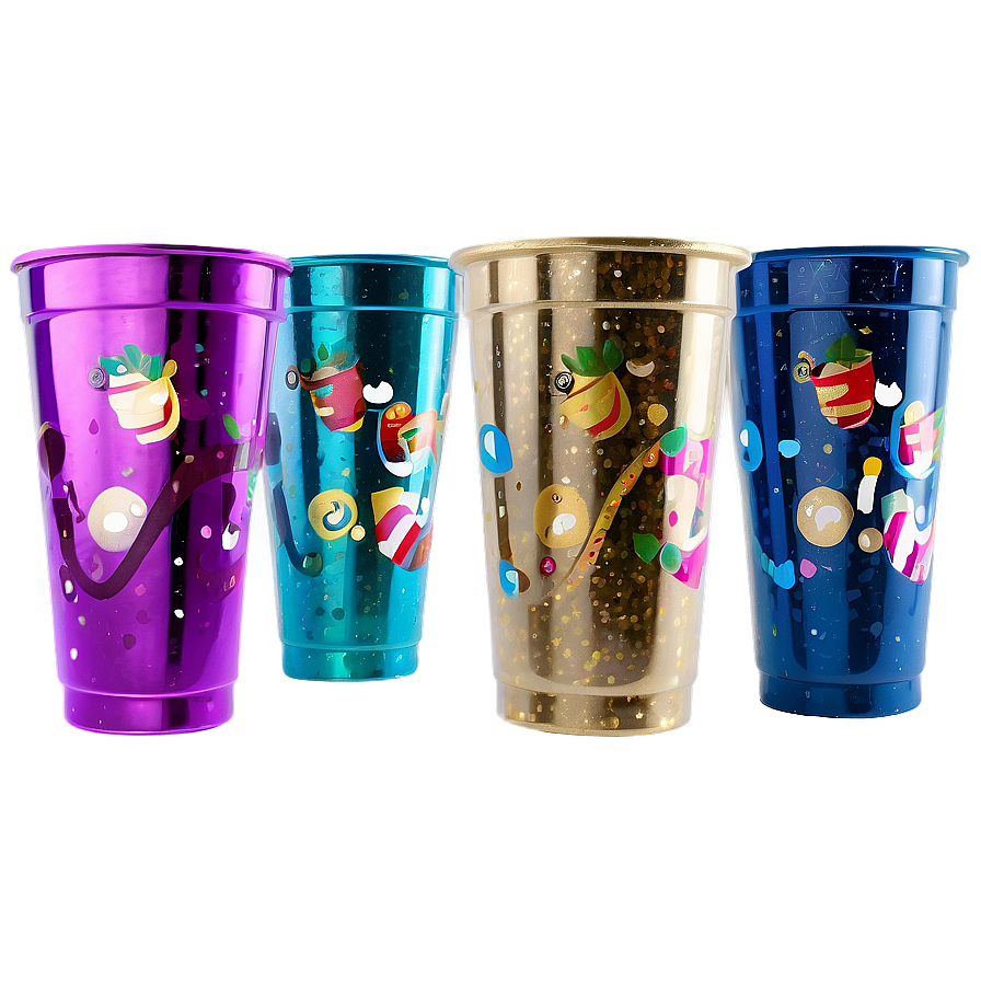 Glitter Plastic Cup Png Ddy80