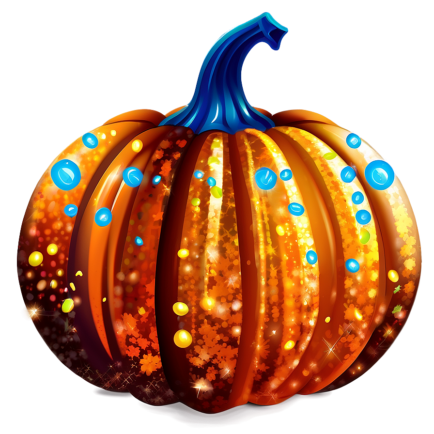 Glitter Pumpkin Clipart Png Vaq