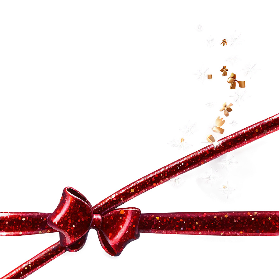 Glitter Red Bow Png Cmq