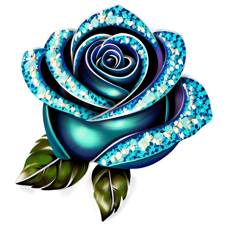 Glitter Roses Sparkle Png 17