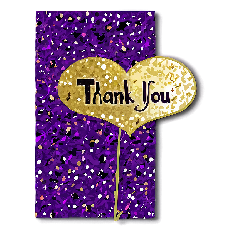 Glitter Thank You Stickers Png Tqh31