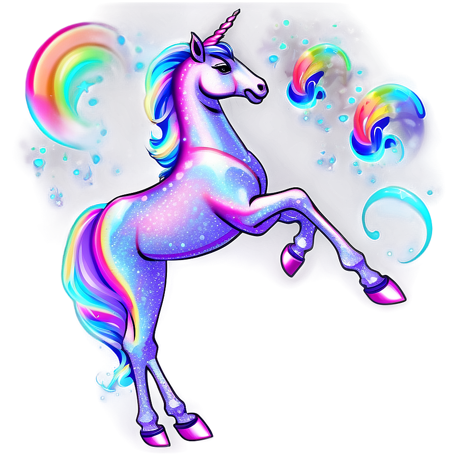 Glitter Unicorn Fantasy Png Cxy82