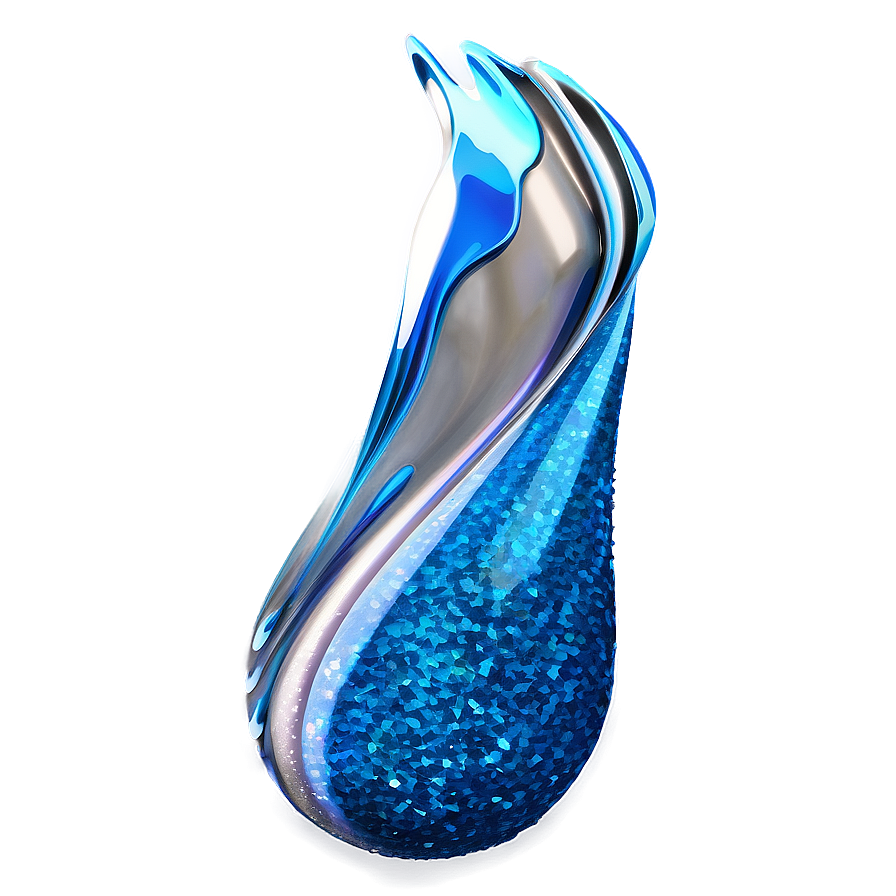 Glitter Wave Splash Png 05032024