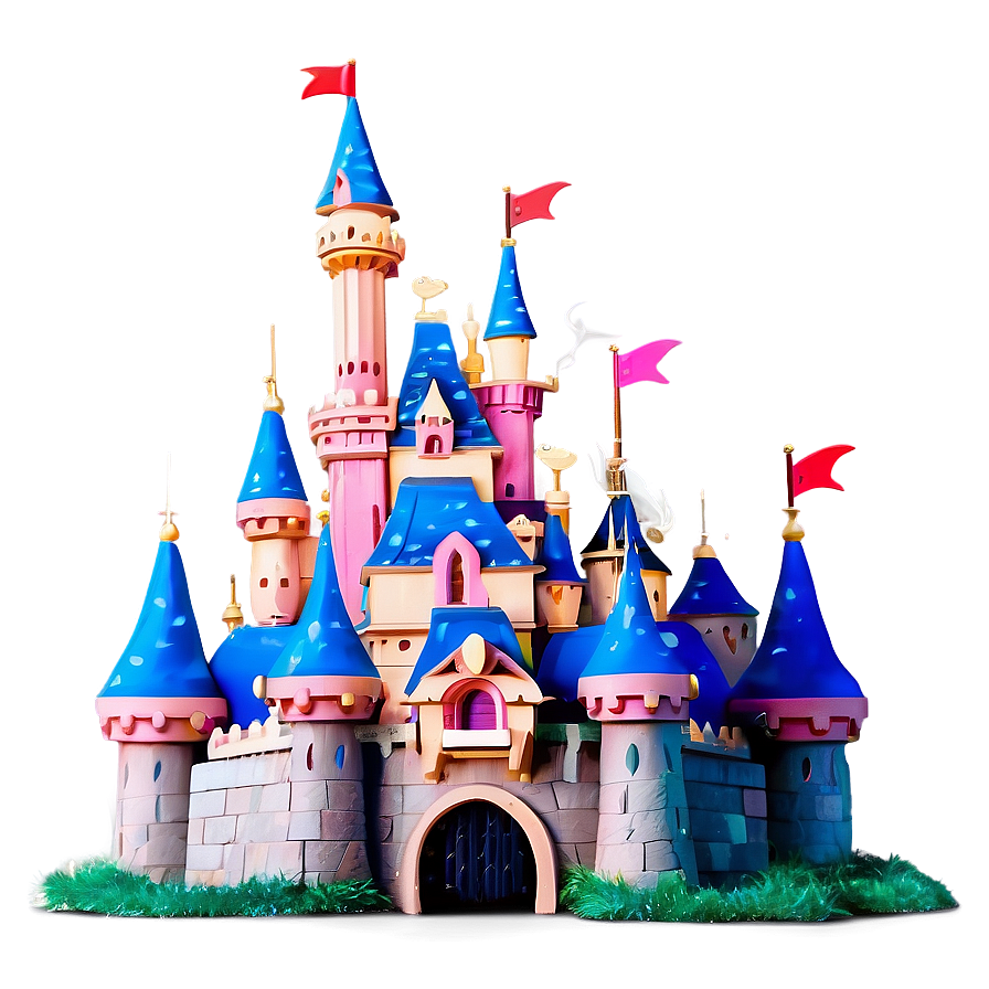 Glittering Disney Castle Png Lql41