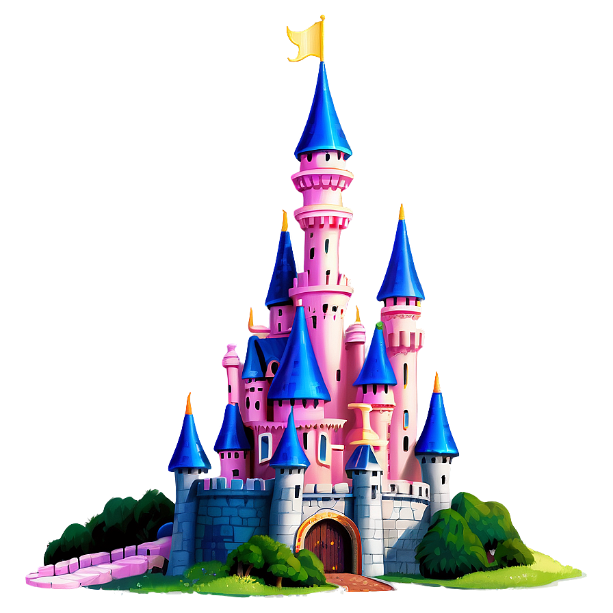 Glittering Disney Castle Png Ofa18