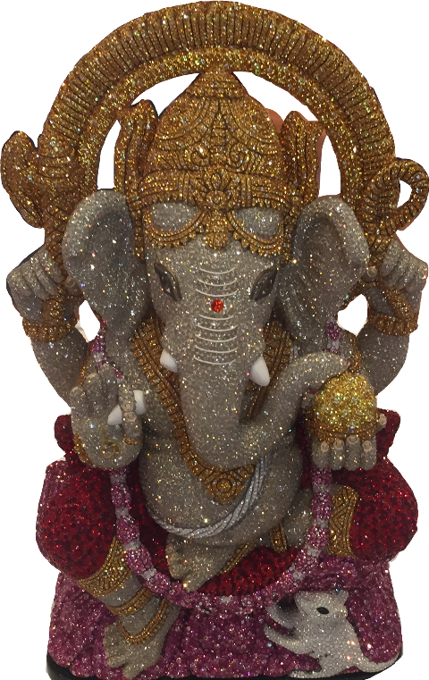 Glittering Ganesh Statue