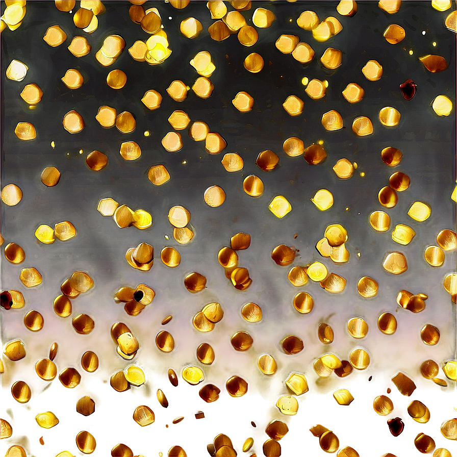 Glittering Gold Confetti Png Nvm63