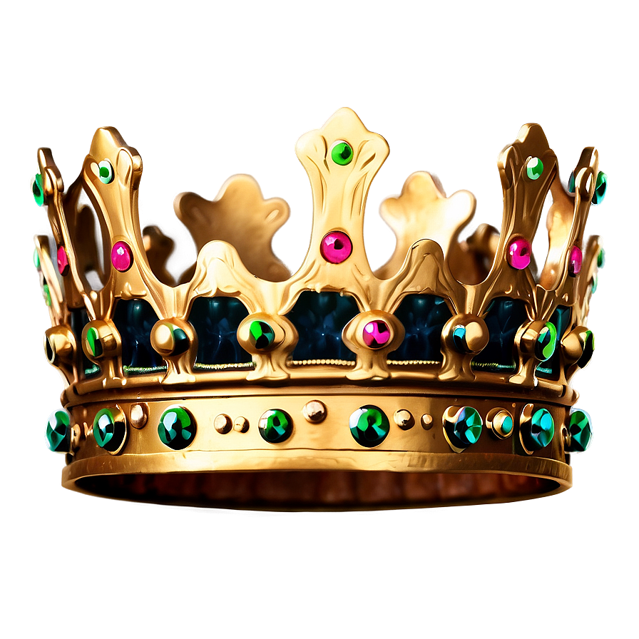 Glittering Golden Crown Png 68