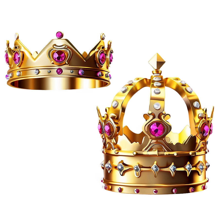 Glittering Golden Crown Png Xeo57