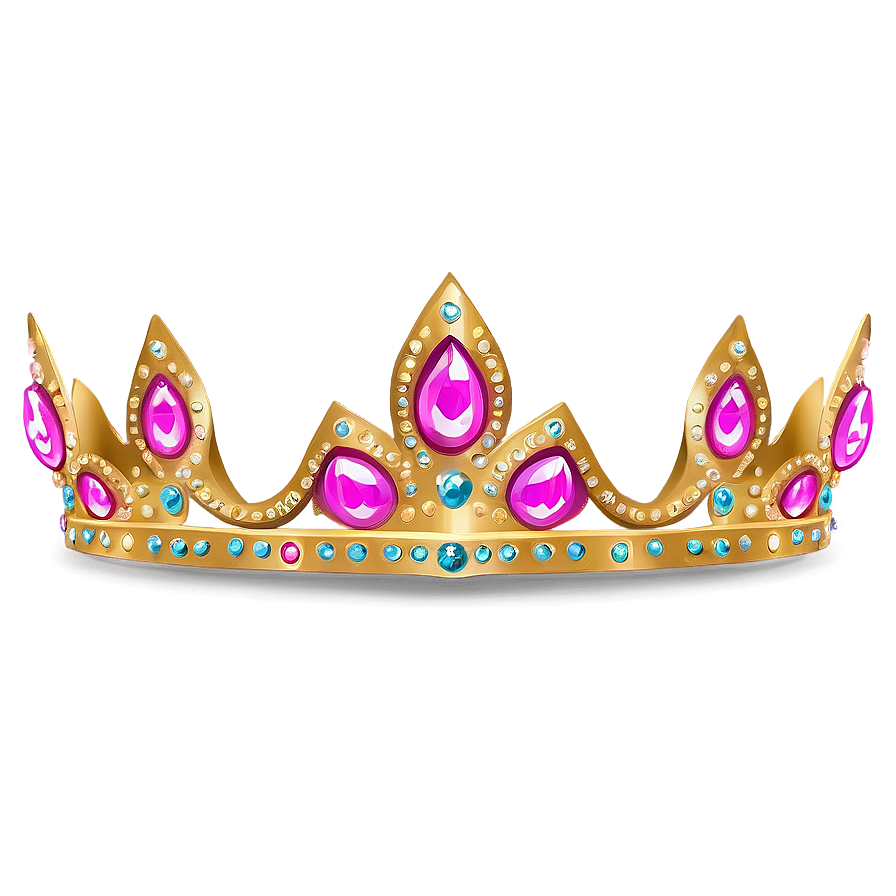 Glittering Princess Crown Art Png 05252024