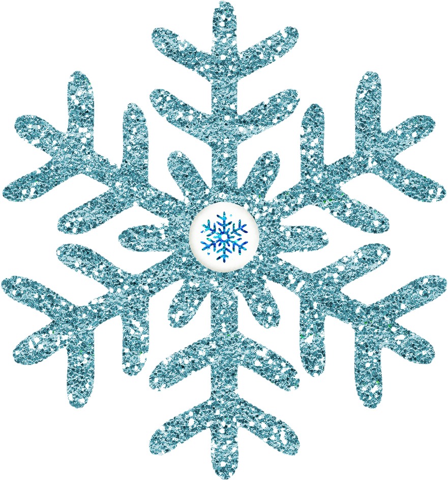 Glittering Snowflake Design