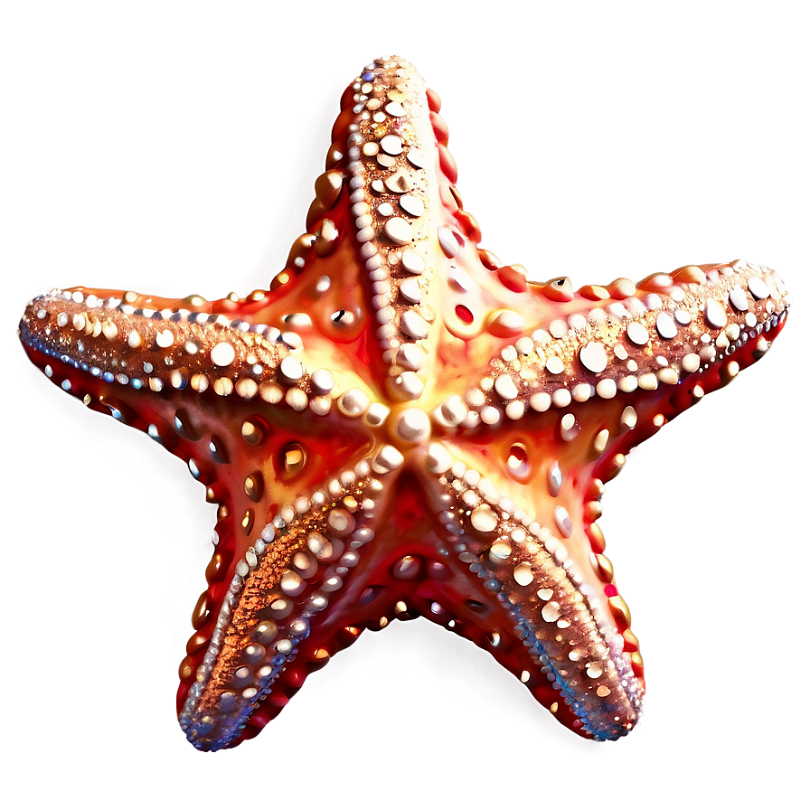 Glittering Starfish Clip Png Svh