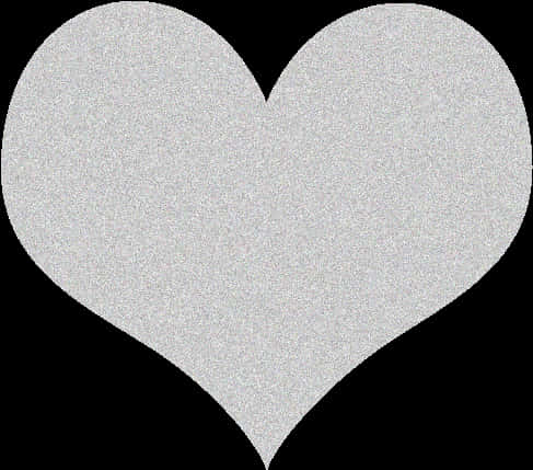 Glittery Heart Shape