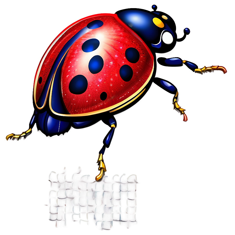 Glittery Ladybug Fantasy Png 05242024