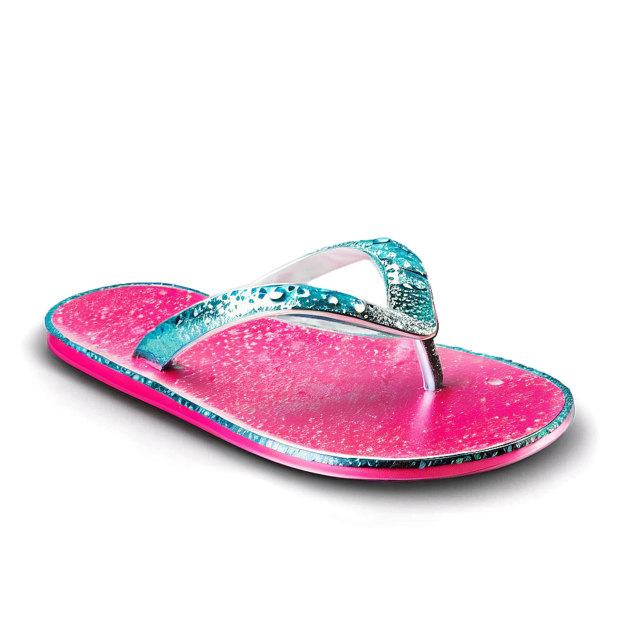 Glittery Party Flip Flop Png Oef8