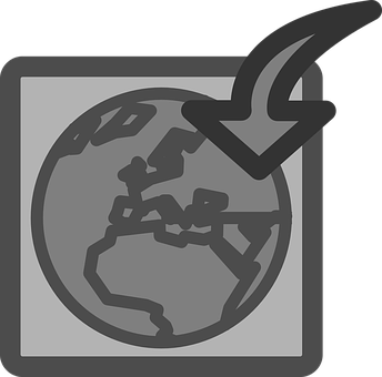 Global Download Icon