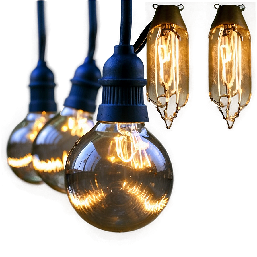 Globe String Lights Png 05252024