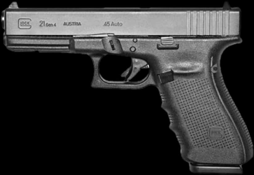 Glock21 Gen4 Side View