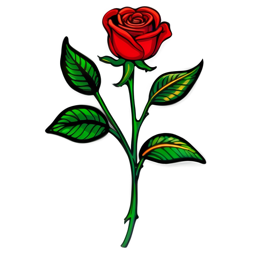 Glorious Rose Tattoo Image Png 05252024