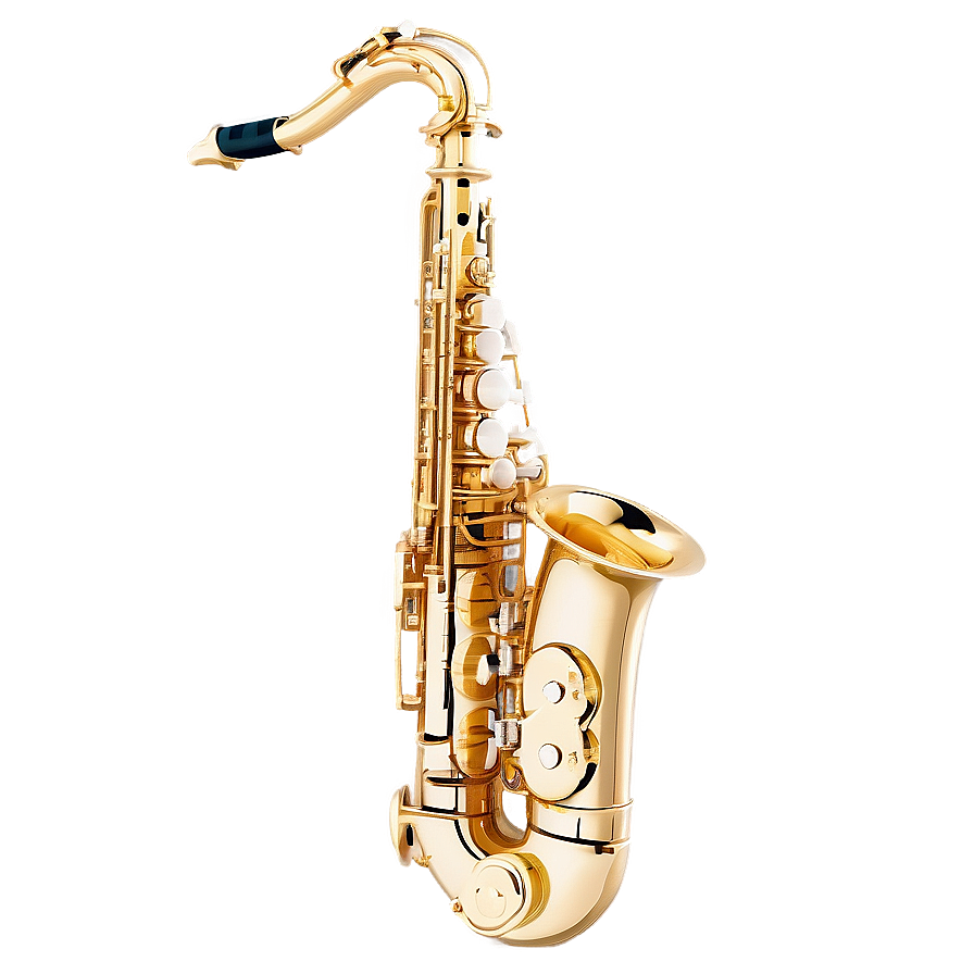 Glossy Alto Saxophone Png Saj43