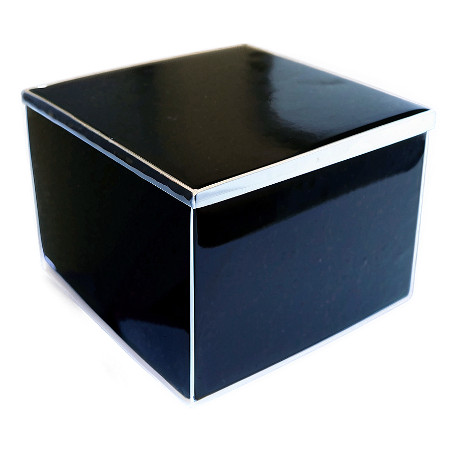 Glossy Black Box Png Rww