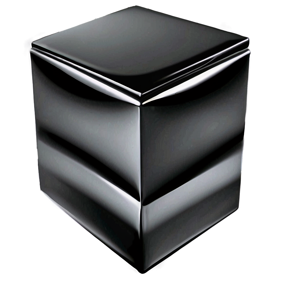 Glossy Black Box Png Uxd61