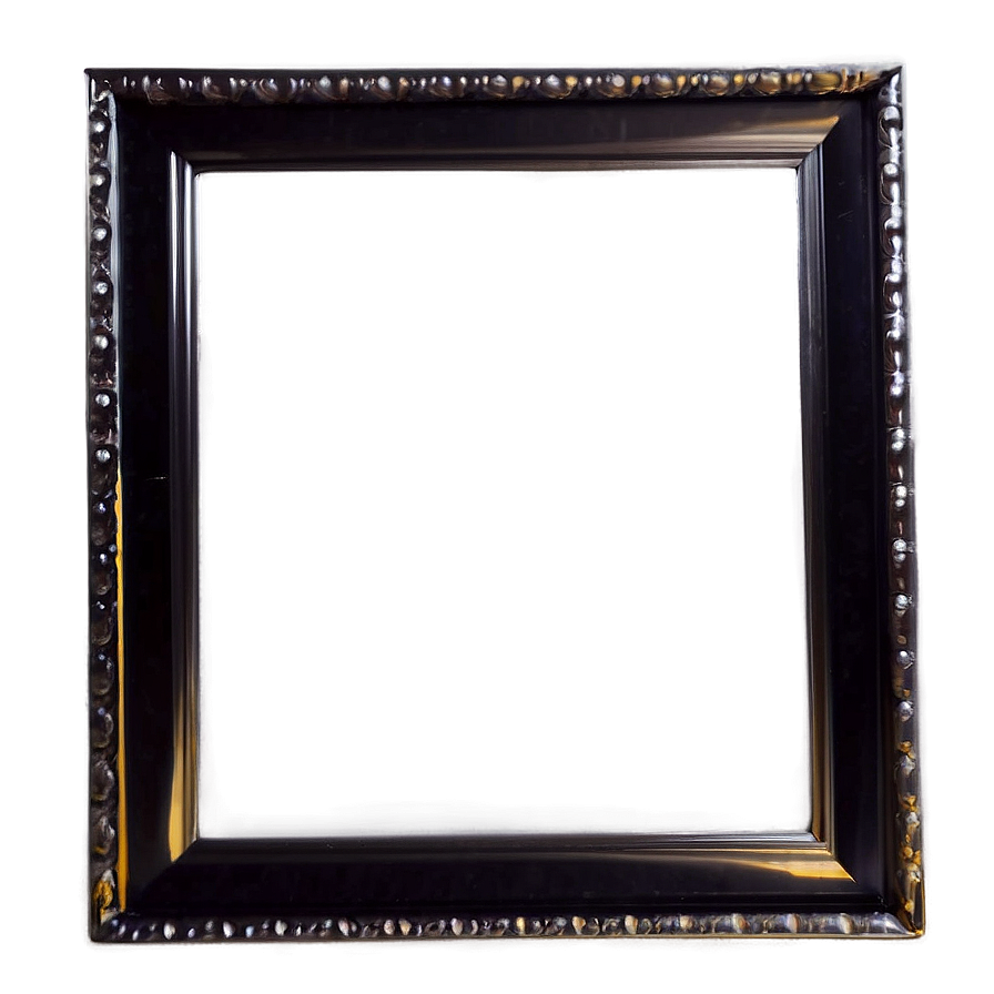 Glossy Black Frame Png 53