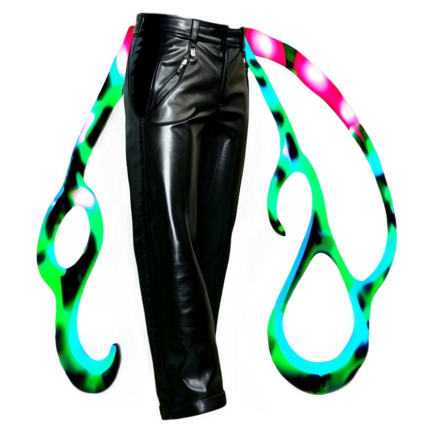 Glossy Black Pants Png 06212024