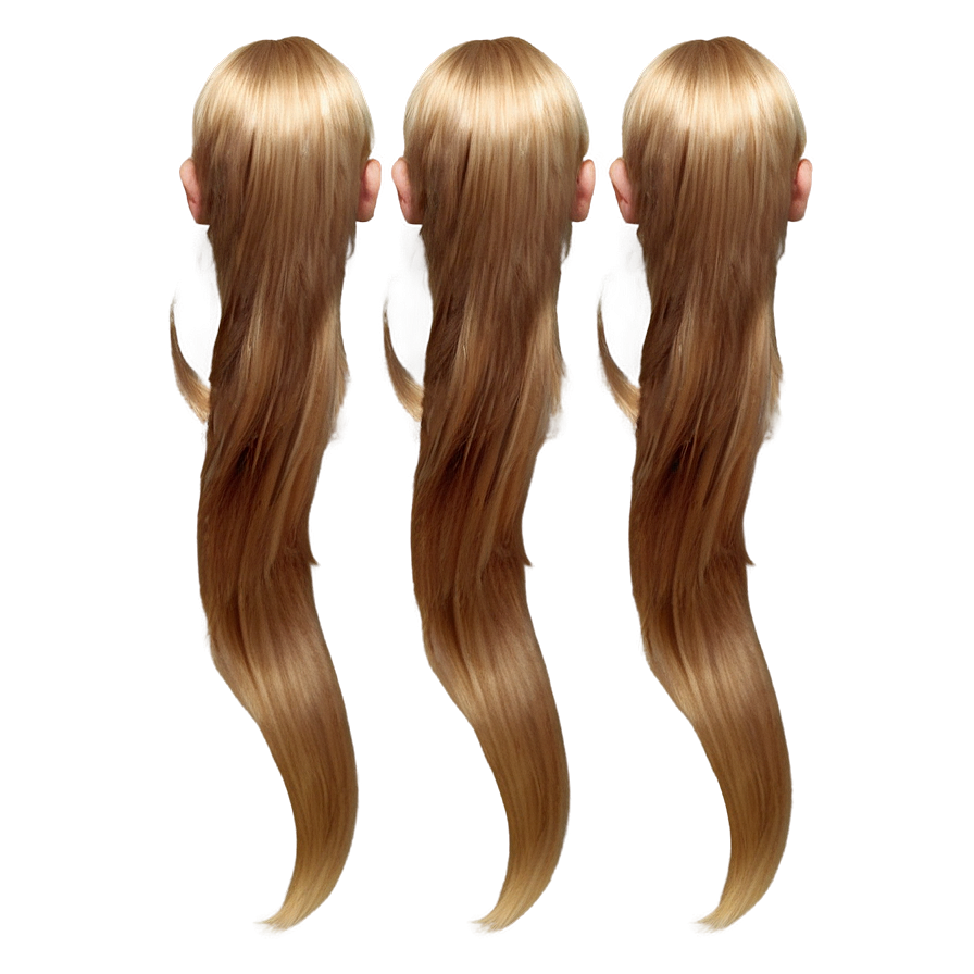 Glossy Blonde Hair Png 25