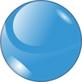 Glossy Blue Sphere Icon