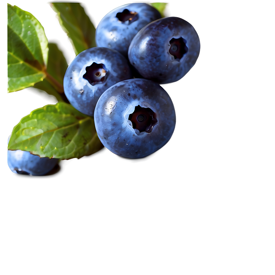 Glossy Blueberry Macro Png Eyr