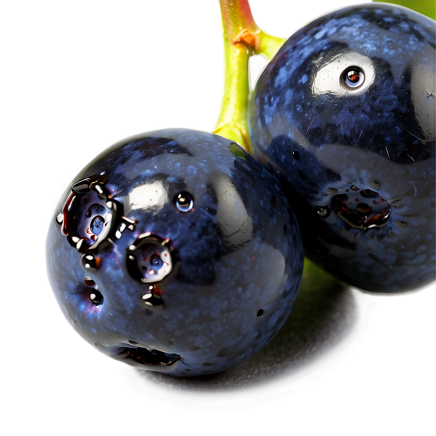 Glossy Blueberry Macro Png Rsx92