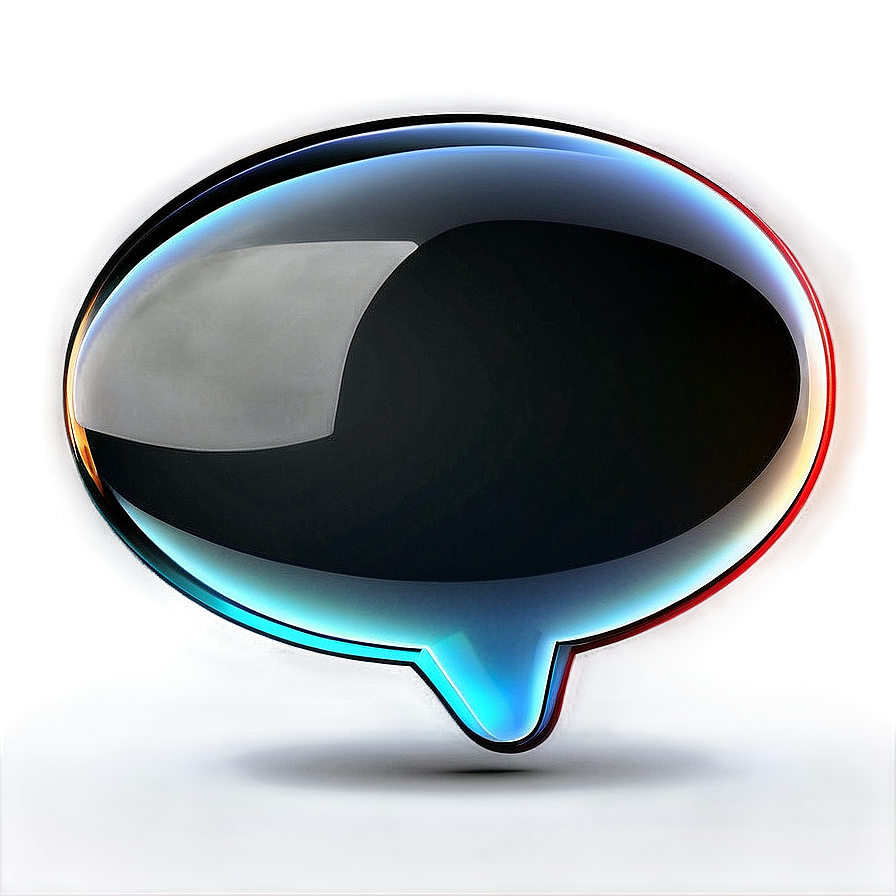 Glossy Chat Bubble Png Hnu