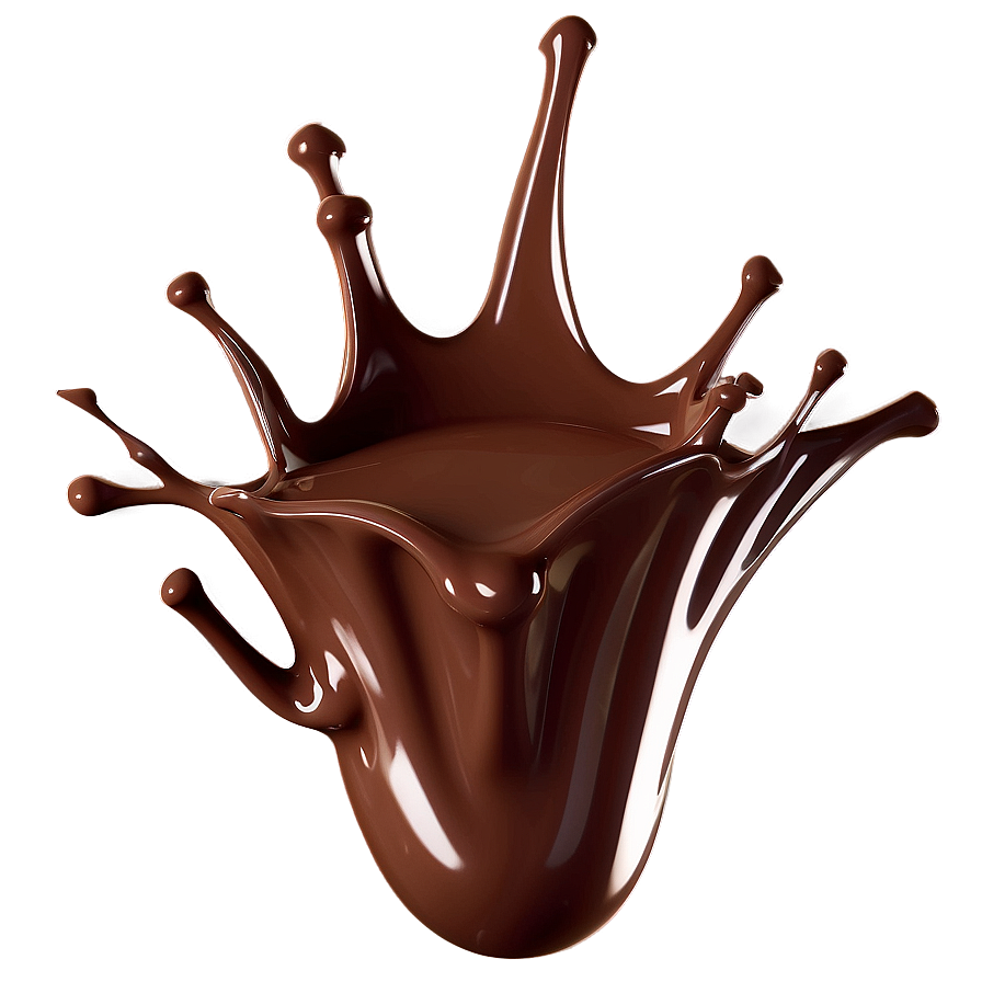 Glossy Chocolate Splash Png Frx