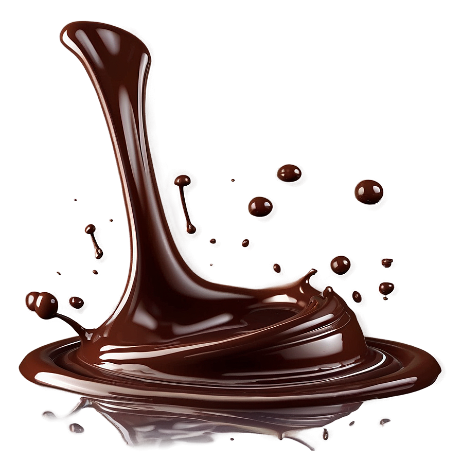 Glossy Chocolate Splash Png Xjq