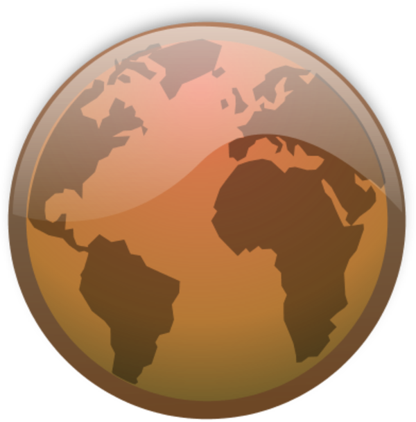 Glossy Earth Clipart