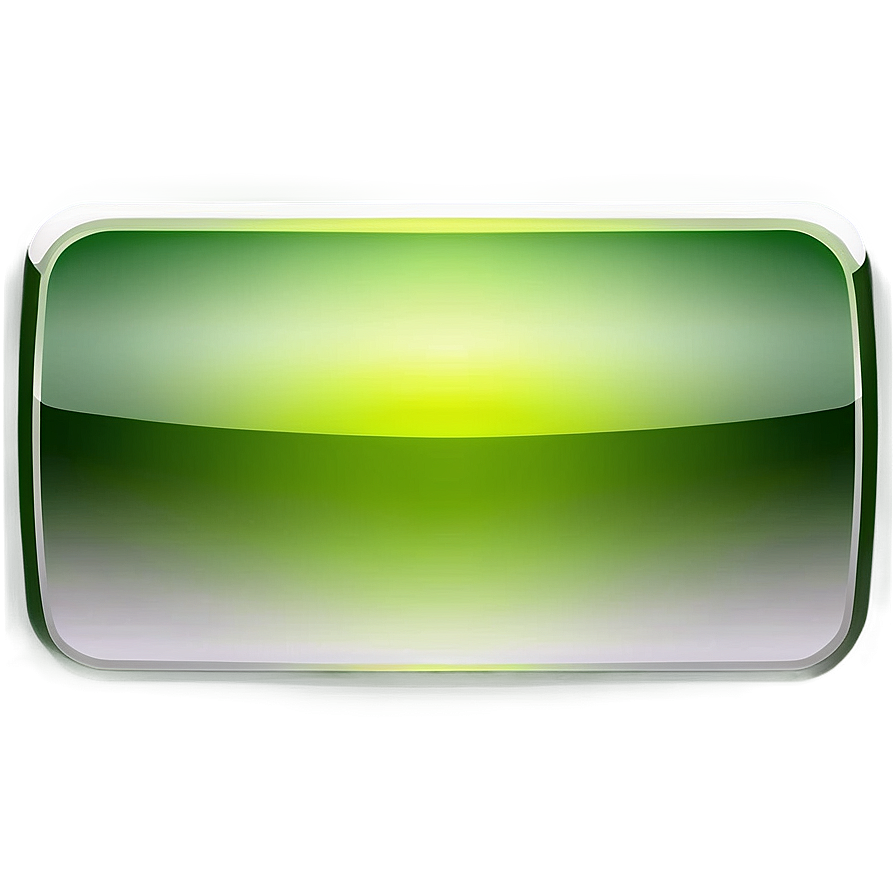 Glossy Green Gradient Button Png Eqq38