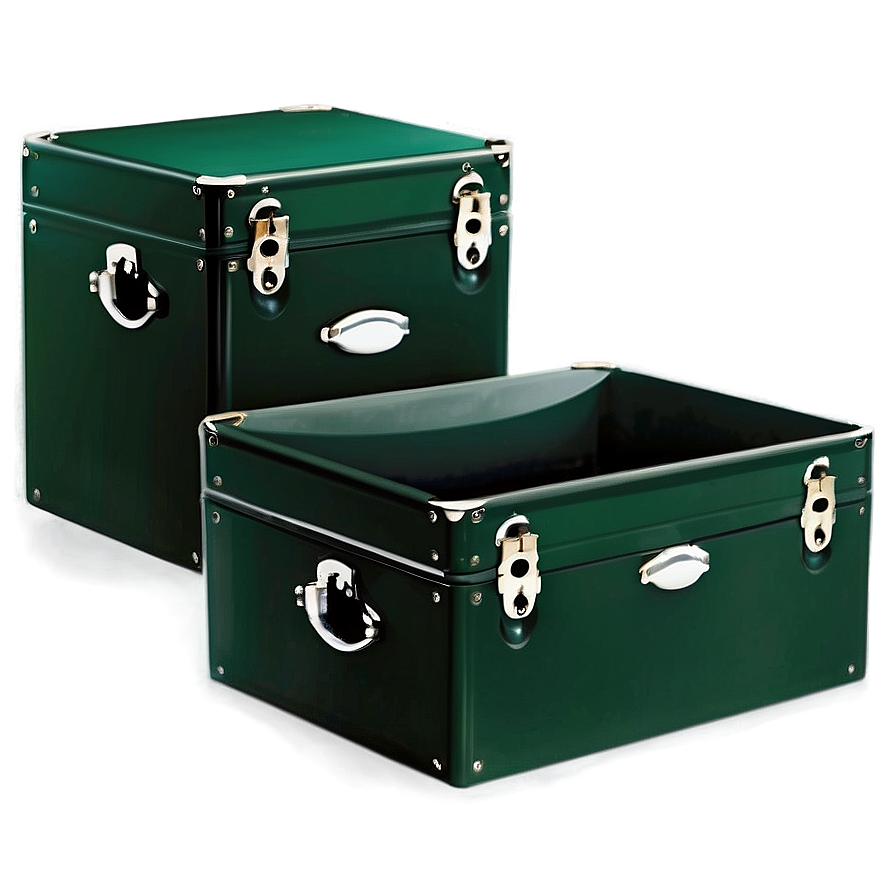 Glossy Green Storage Box Png Jbr