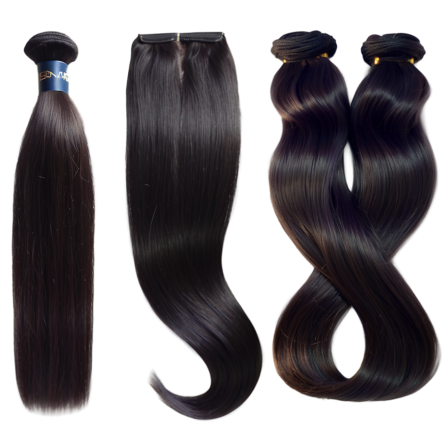 Glossy Hair Bundles Png 8