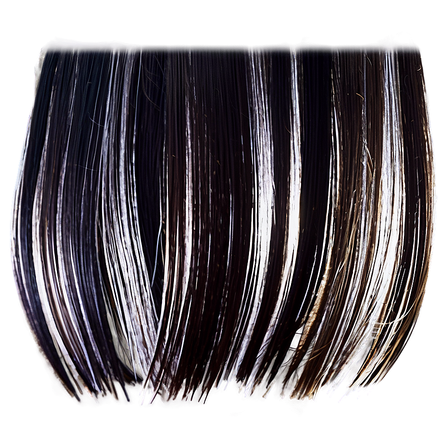 Glossy Hair Strand Png Pkp