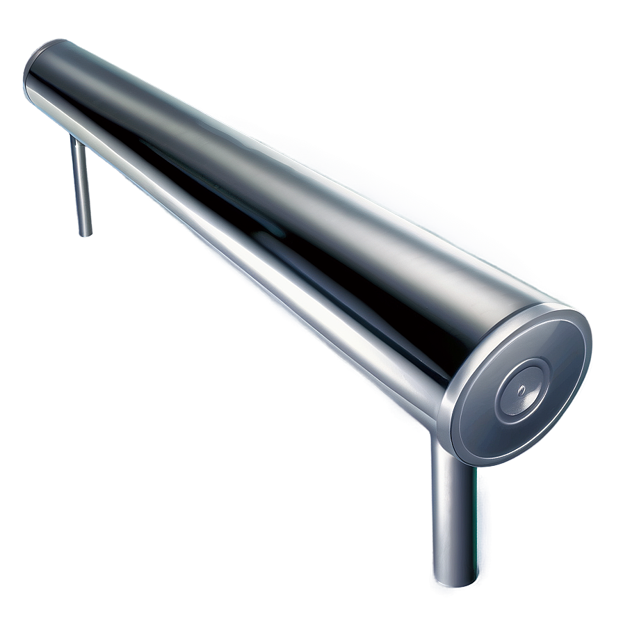 Glossy Metal Pole Png 06212024