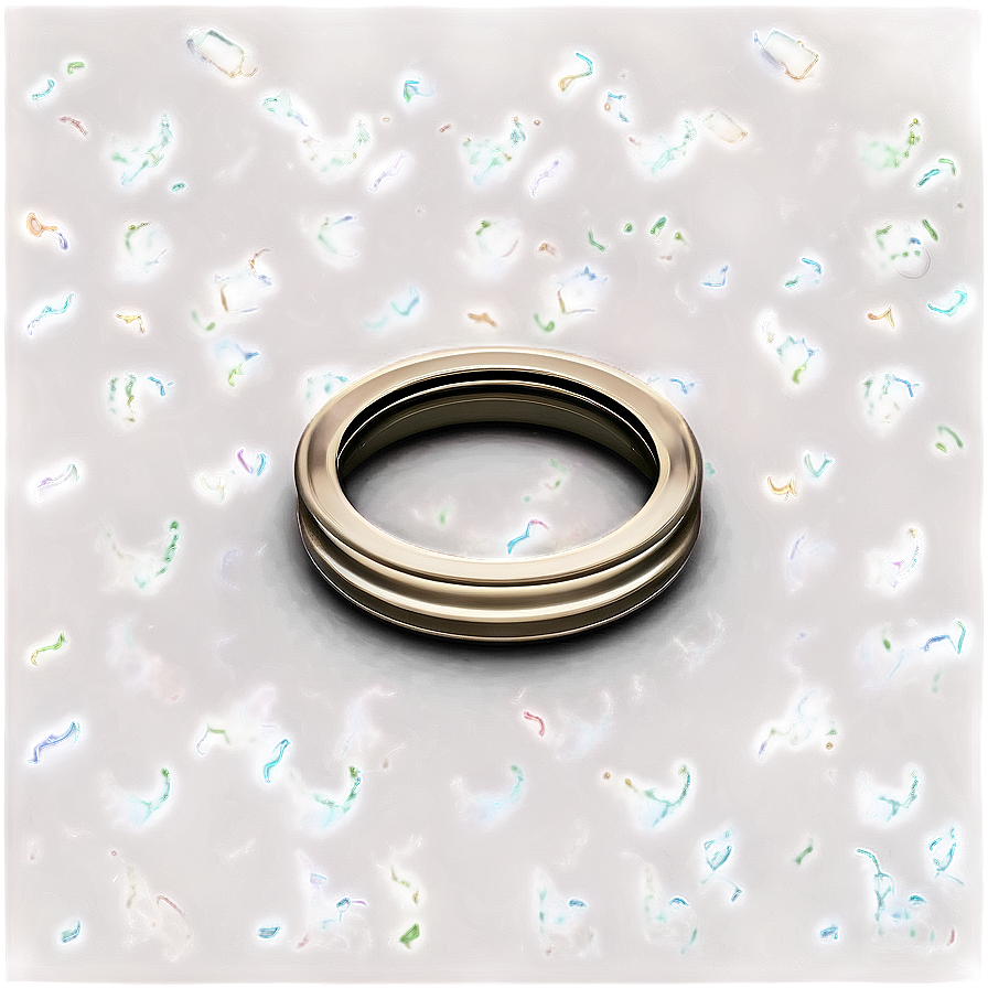 Glossy Metal Ring Detail Png 40