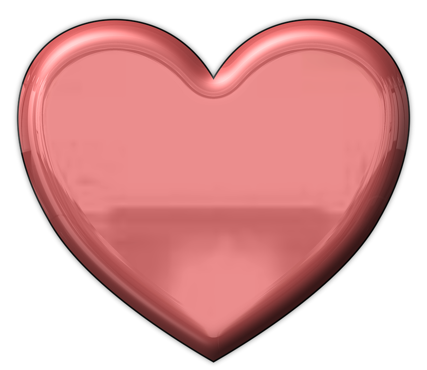 Glossy Pink Heart Icon